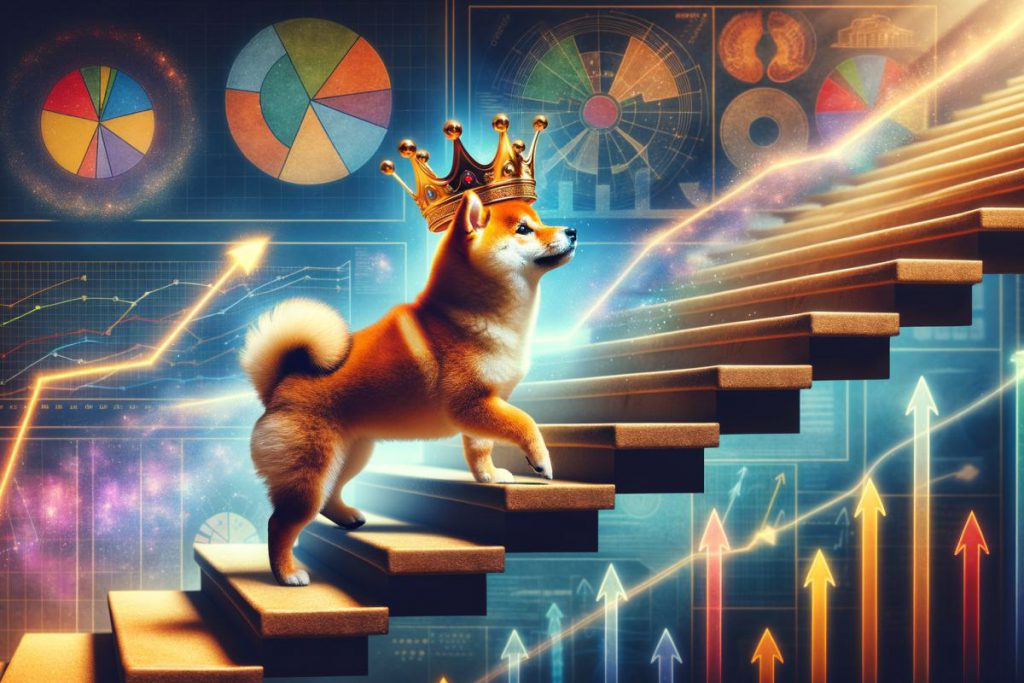 SHIBA INU WITH A CROWN