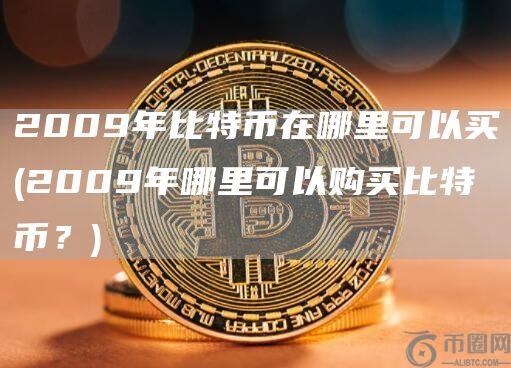 2009年比特币在哪里可以买 - 2009年哪里可以购买比特币？