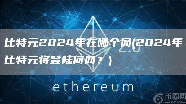 比特元2024年在哪个网 - 2024年比特元将登陆何网？