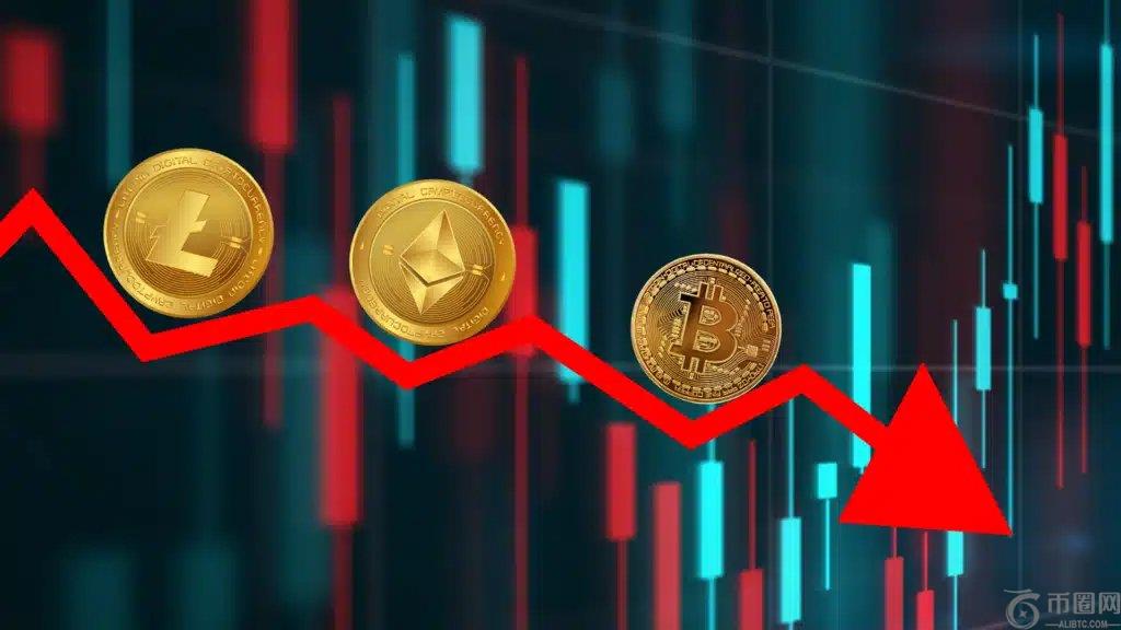 加密货币市场普跌，比特币与以太坊领衔回调