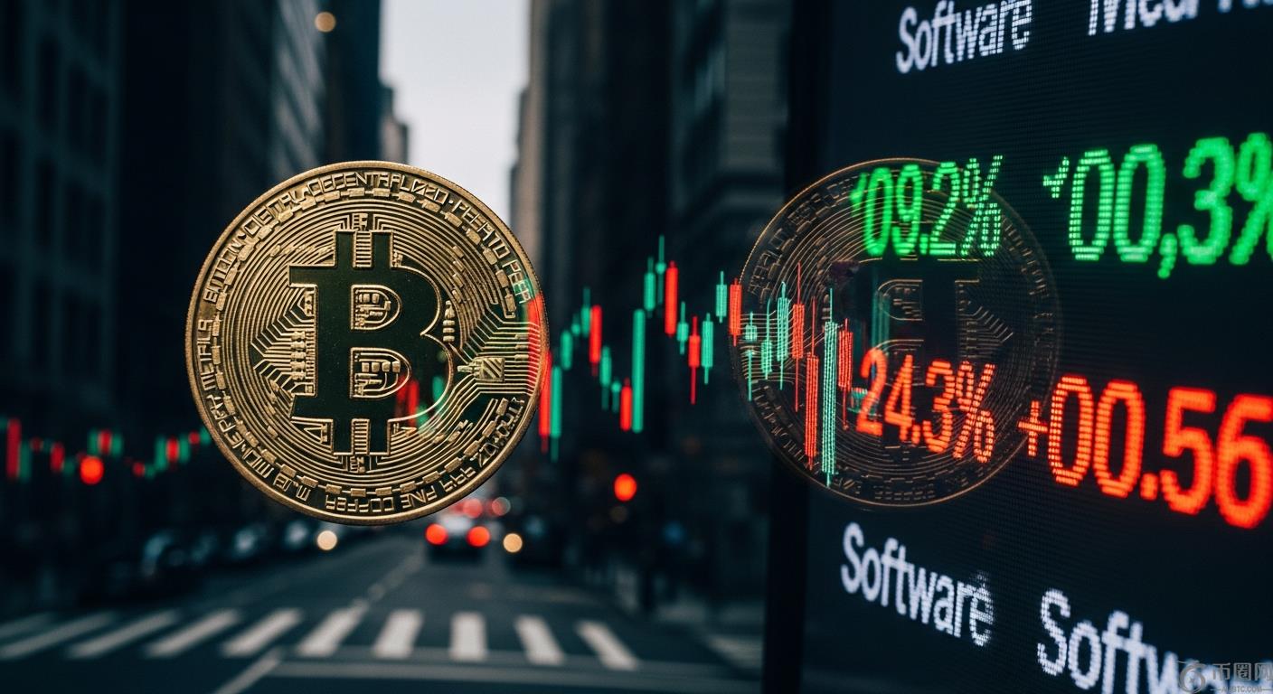 NYDIG“比特币与美国软件股走势关联，宏观变量驱动而非结构性结合”