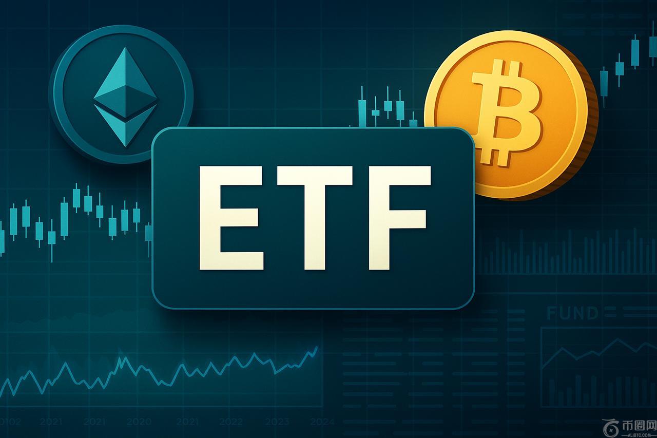 周二加密货币ETF吸金2.42亿美元：比特币和以太坊独占鳌头，瑞波币资金外流