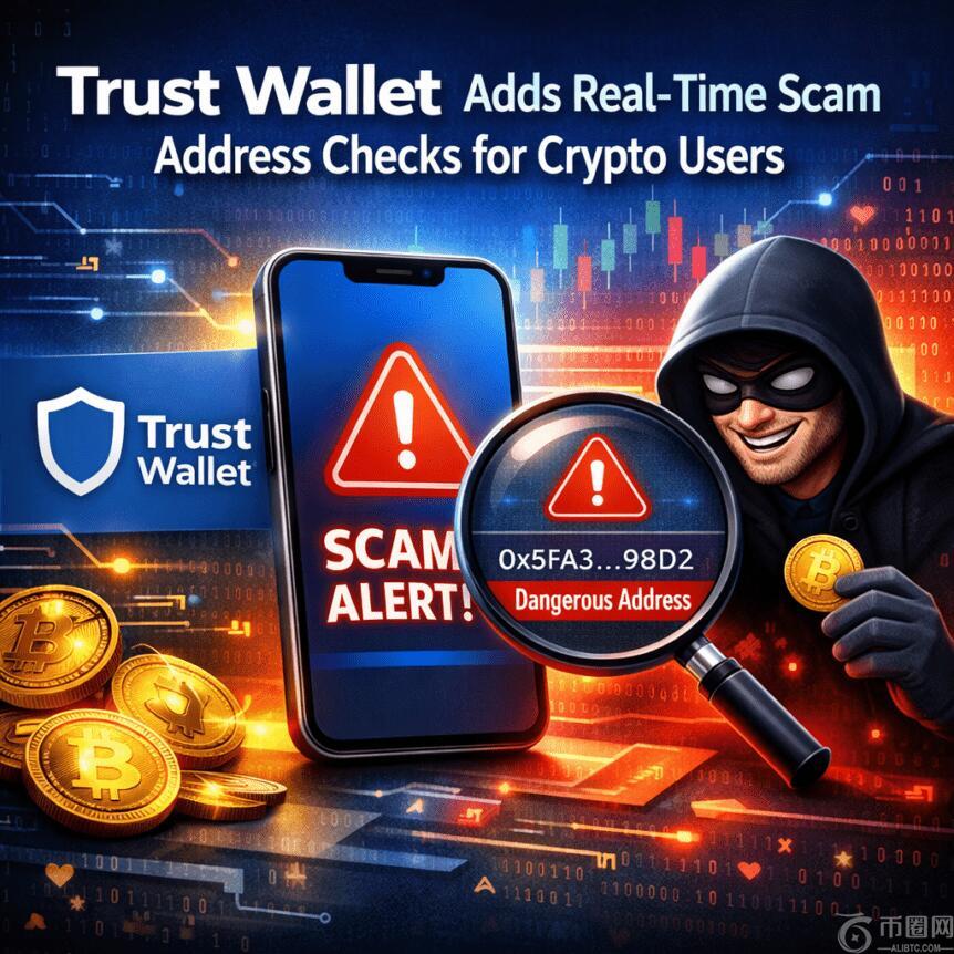 Trust Wallet为加密用户新增实时诈骗地址检查功能