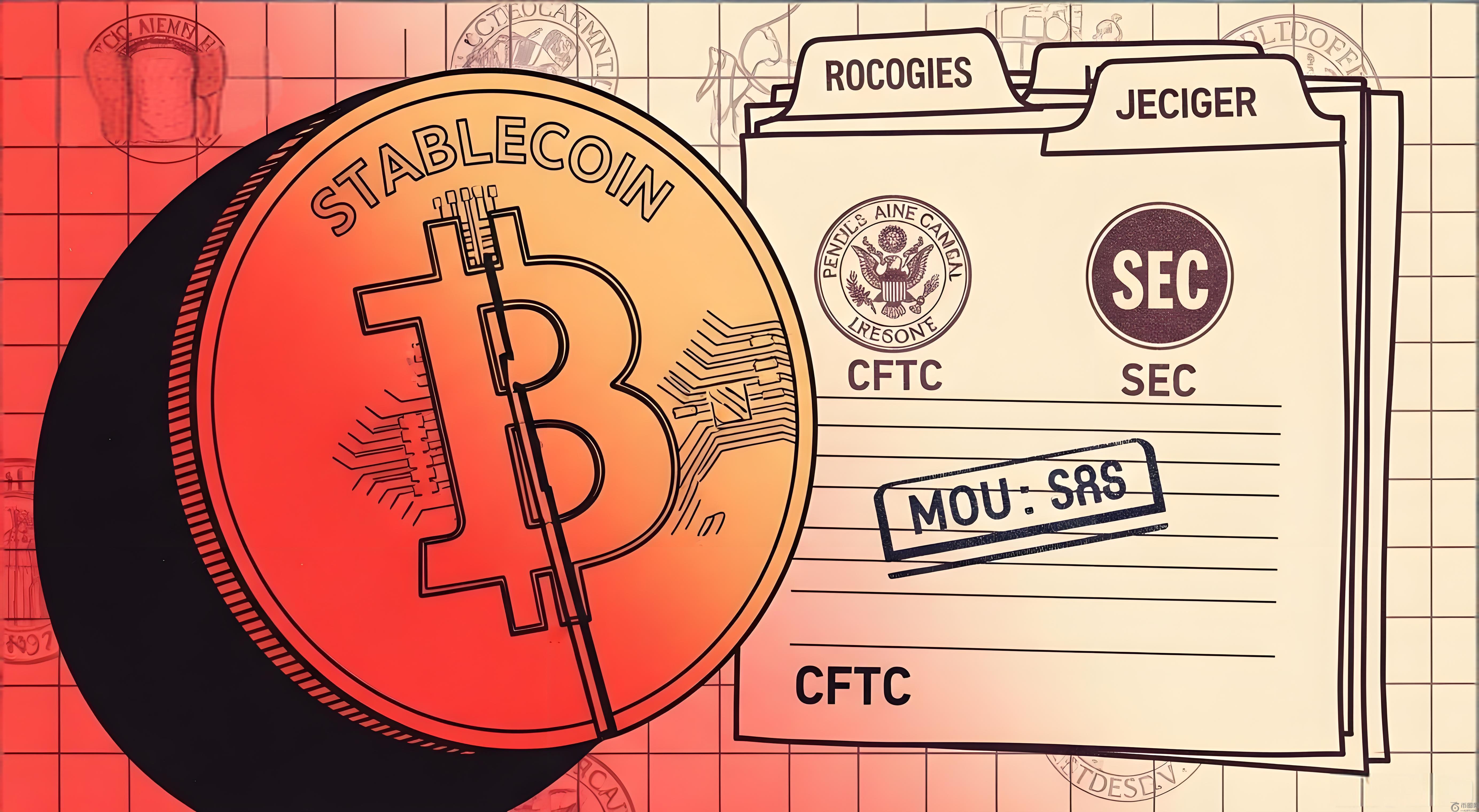 稳定币监管权责移交 美CFTC与SEC签署谅解备忘录