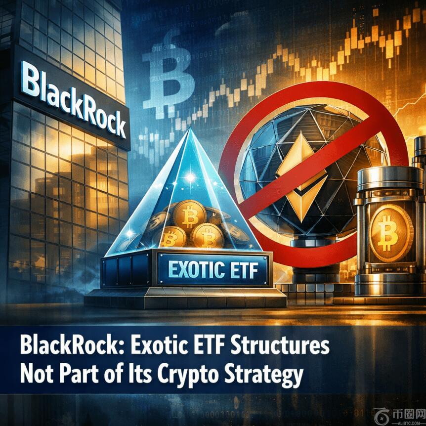 贝莱德：加密货币战略未纳入另类ETF架构