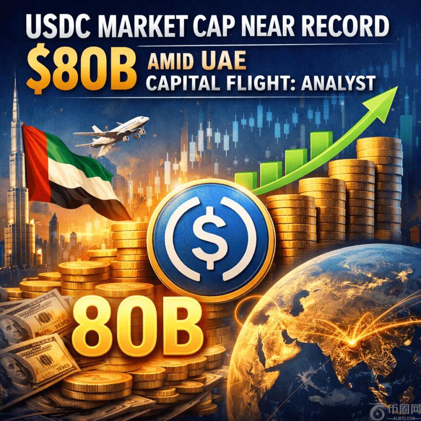 阿联酋资本外流下USDC市值逼近800亿美元历史高位 分析师解读市场动向