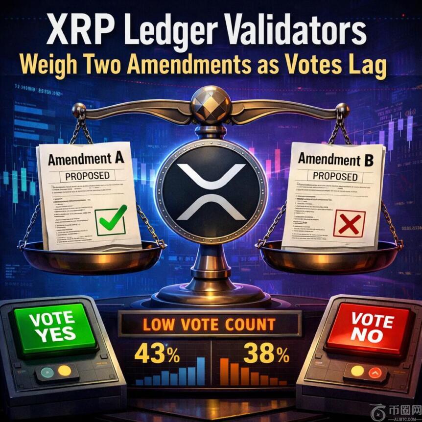 XRP Ledger验证者对两项修正案进行审议 投票进度落后