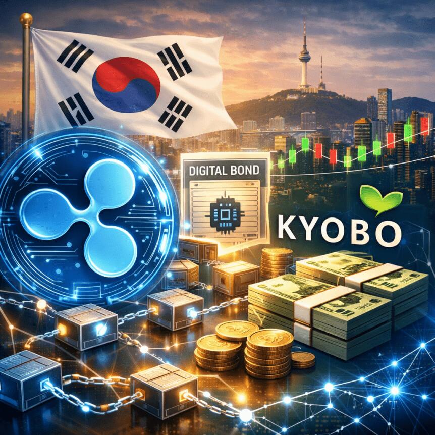 瑞波与教保推进韩国代币化债券结算落地