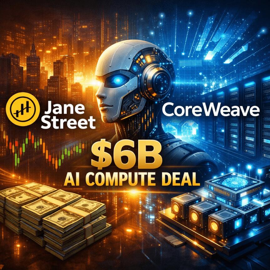 简街与CoreWeave签署价值60亿美元AI计算服务协议