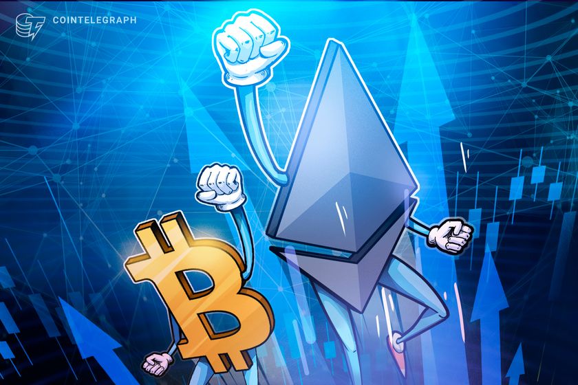 以太币领跑比特币，ETH/BTC比率创十周新高：价格将再攀巅峰？
