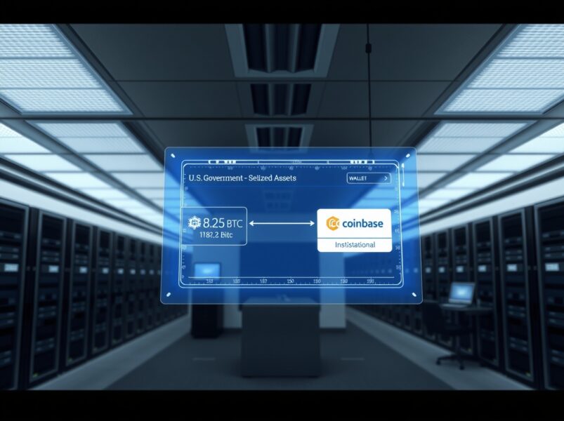 美国政府战略转移：从扣押Bitfinex黑客资产到向Coinbase Prime存入8.2枚比特币