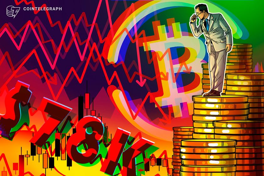 比特币触及78千美元大关，加密货币市场爆仓额达8.2亿美元