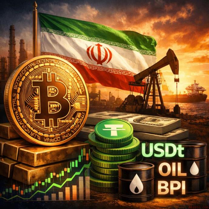 伊朗视比特币为战略资产；泰达币主导石油交易结算，BPI影响显现