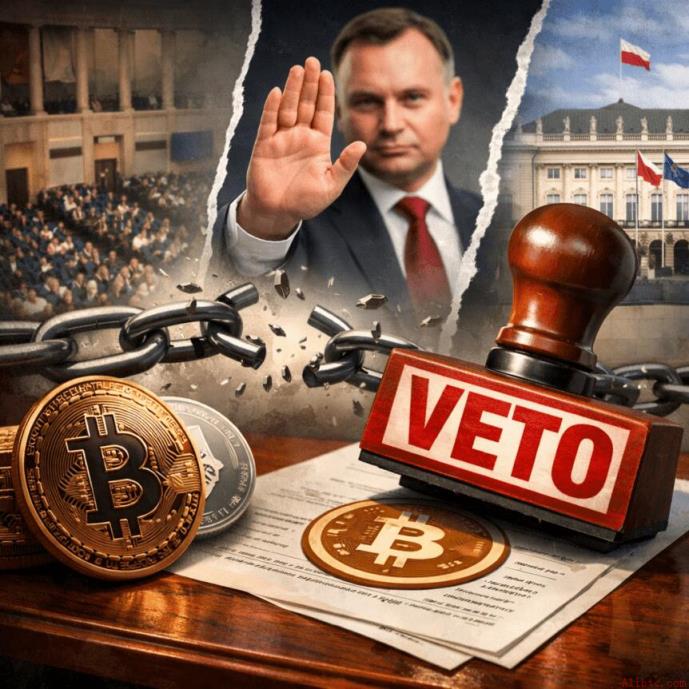 波兰议员推翻加密法案总统否决未果。