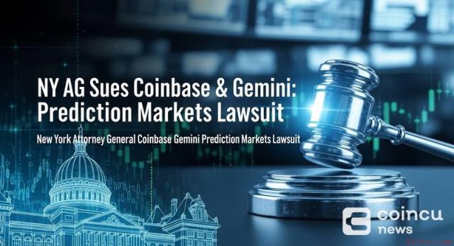 纽约总检察长起诉Coinbase与Gemini涉预测市场业务