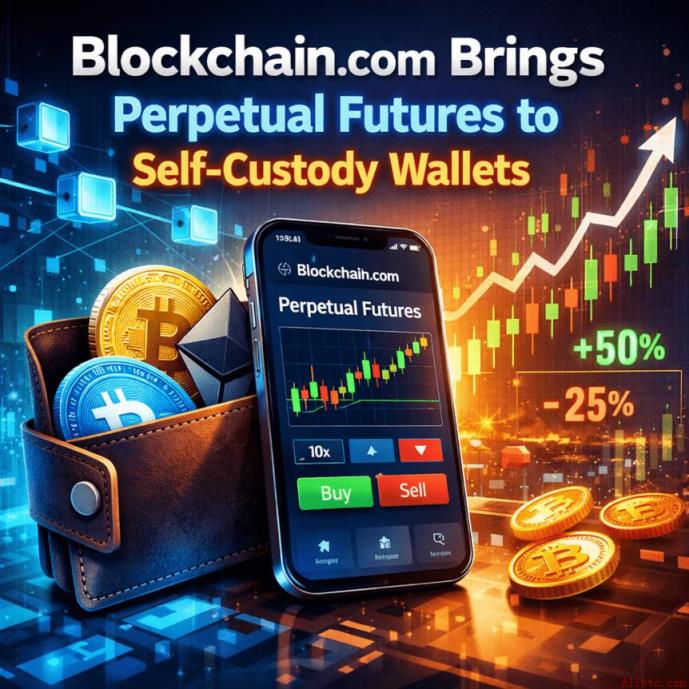 Blockchain.com将永续期货引入自托管钱包