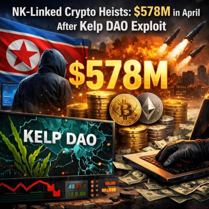 四月 Kelp DAO 遭劫，NK 关联加密窃案卷走 5.78 亿美元