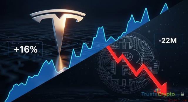 特斯拉2026年第一季度营收增长16%，比特币持仓价值缩水2.22亿美元