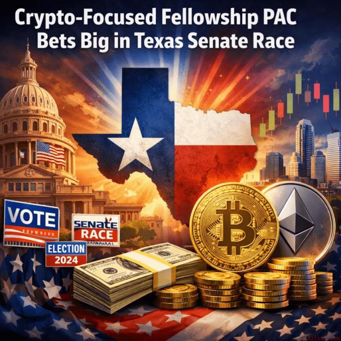 聚焦加密货币的政治行动委员会在德州参议院选举中投下重注