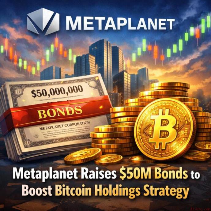 Metaplanet发行5000万美元债券以强化比特币持有策略