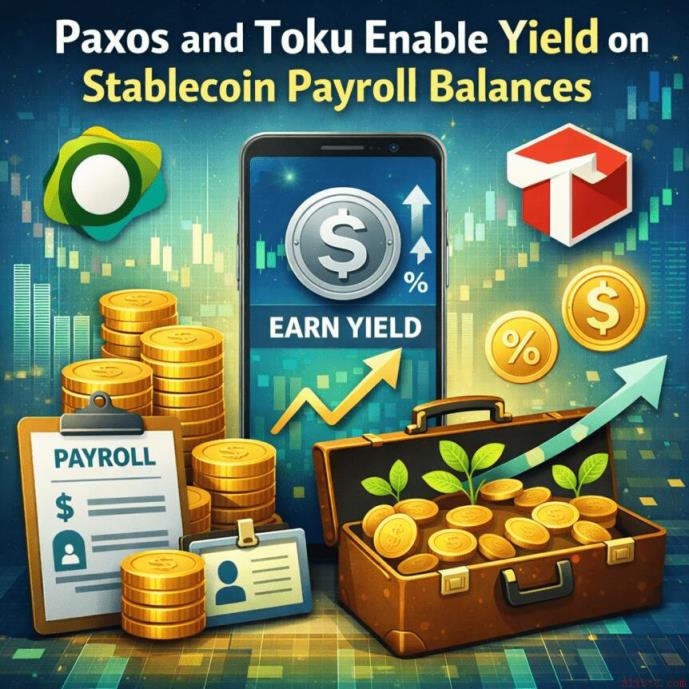 稳定币工资账户余额实现收益：Paxos与Toku的协同效应