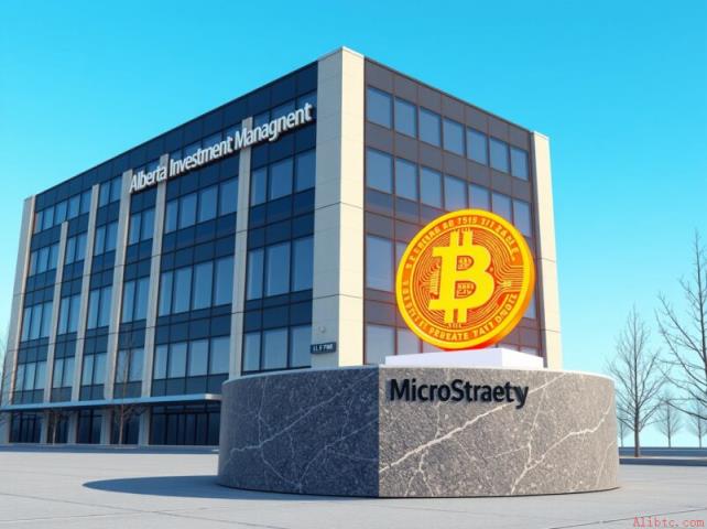 阿尔伯塔投资管理公司购入2.19亿美元MicroStrategy股票，机构比特币敞口持续扩大