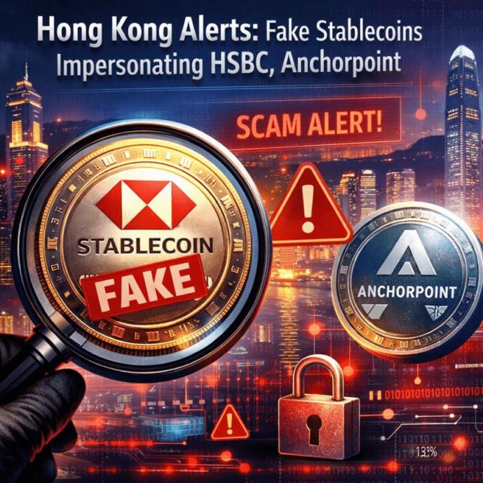 香港警示：伪造稳定币冒充汇丰与锚点