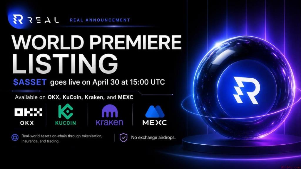 REAL Finance于4月30日发行$ASSET代币并同步登陆多家主流交易所