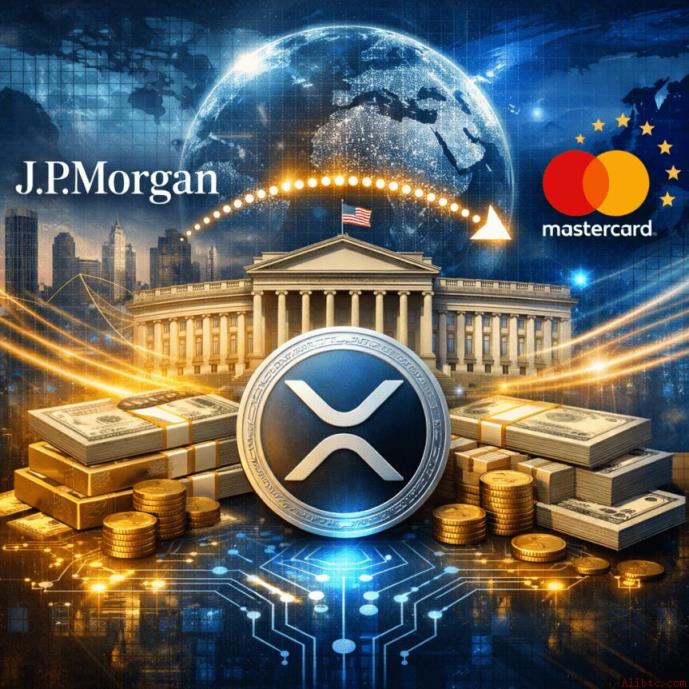 摩根大通与万事达卡在XRP上完成跨境美国国债转账