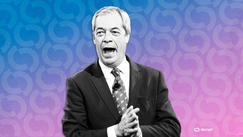 英国改革党法拉奇称无义务申报泰达币亿万富翁670万美元捐款