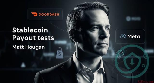 Bitwise首席投资官Matt Hougan表示DoorDash与Meta稳定币测试或推动普及