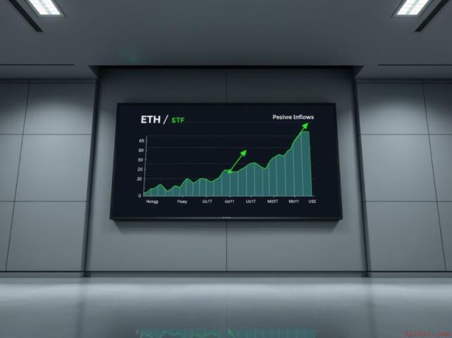 美国以太坊现货ETF资金持续流入已达四天，贝莱德与灰度领衔主导