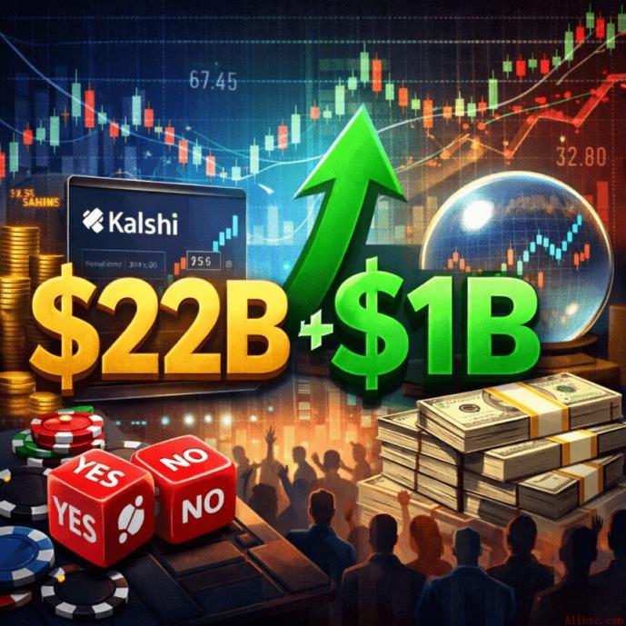 Kalshi融资10亿美元估值翻倍达220亿，预测市场热潮涌动