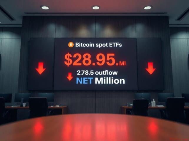 美国比特币现货ETF资金逆转，净流出2.685亿美元
