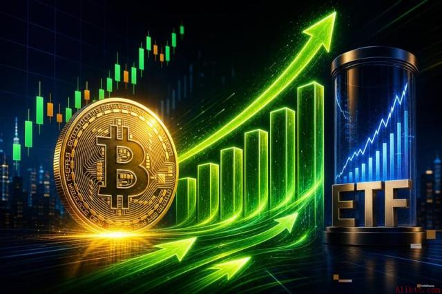 现货比特币ETF连续六周资金净流入，创九个月来首次纪录