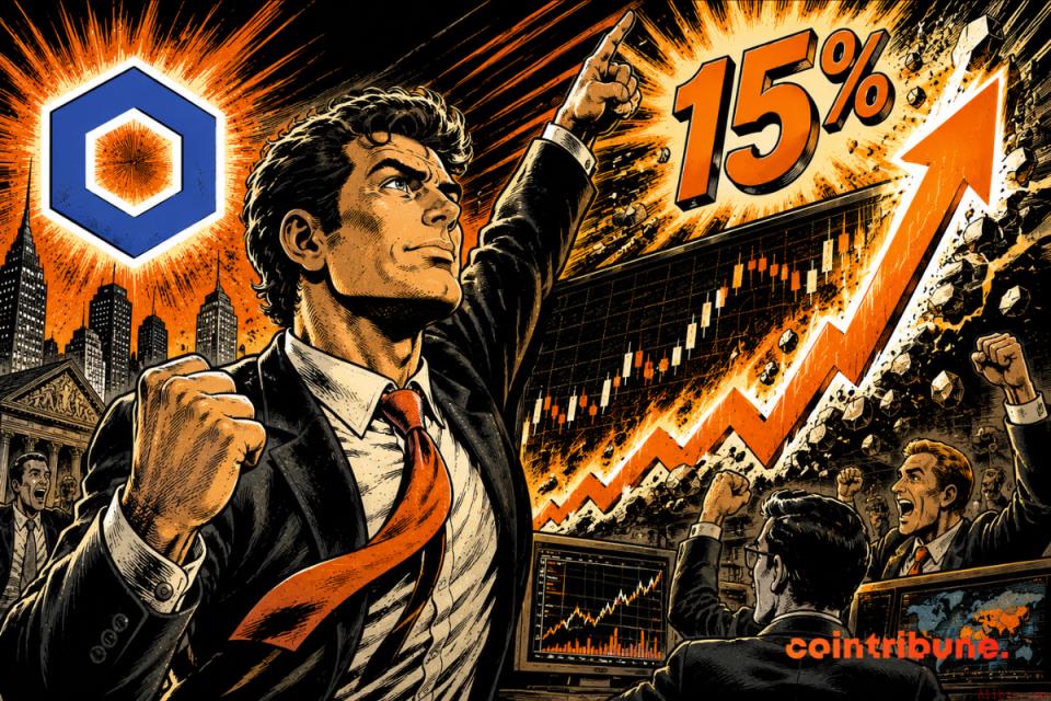Chainlink涨幅15%，创三个月新高