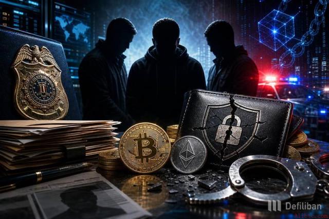 FBI指控三人实施650万美元加密货币连环劫案