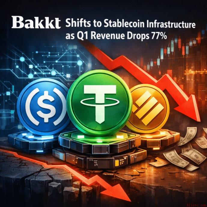 Bakkt转型稳定币基础设施，一季度营收锐减77%