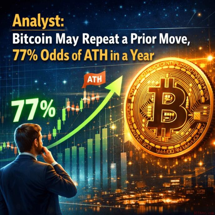 分析师：比特币或重演历史走势，一年内再创历史新高概率达77%