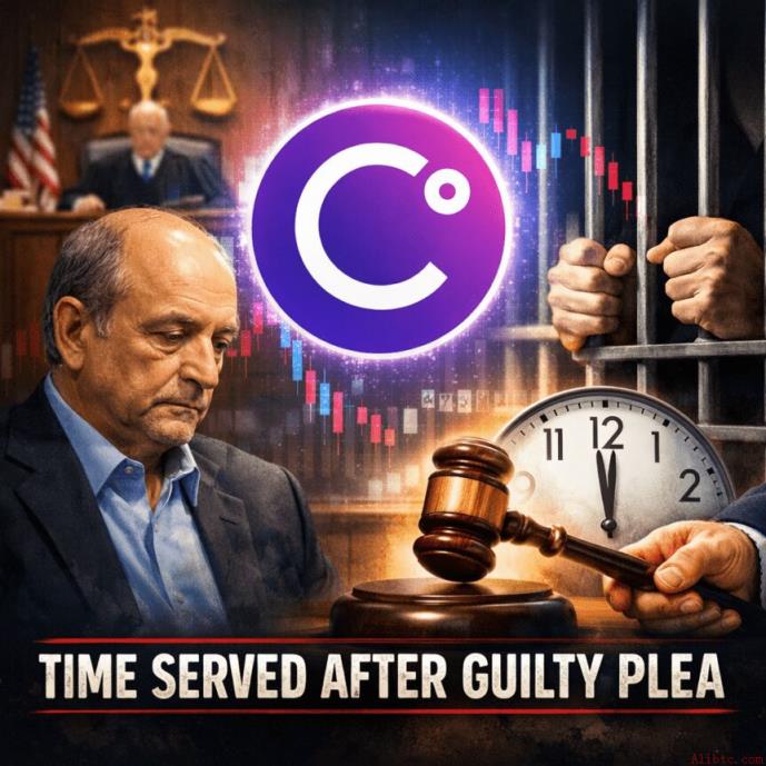 前摄氏高管认罪后获判已服刑期**注释：**- "time served"在此法律语境中指“已服刑期”，即判决时罪犯已被羁押的时间可折抵刑期。- 采用“获判”既体现法律判决结果，又保