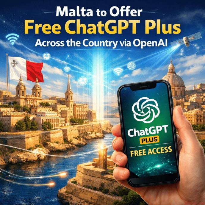 马耳他将通过OpenAI为全国免费提供ChatGPT Plus