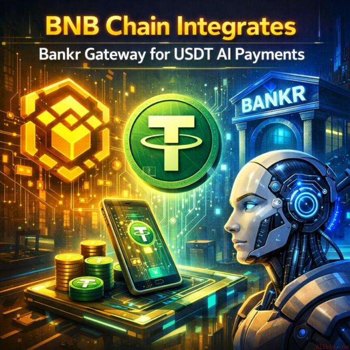 BNB链接入Bankr网关 支持USDT人工智能支付