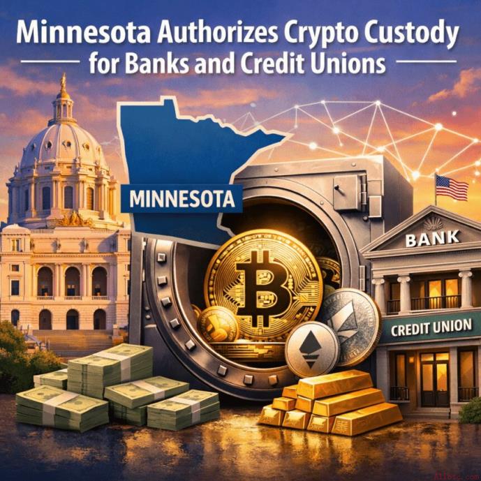 明尼苏达州授权银行与信用合作社开展加密货币托管业务