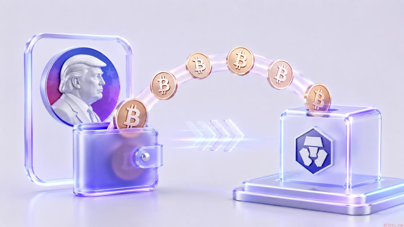 特朗普媒体关联钱包转出2650枚比特币至Crypto.com平台 售出状态尚未确认