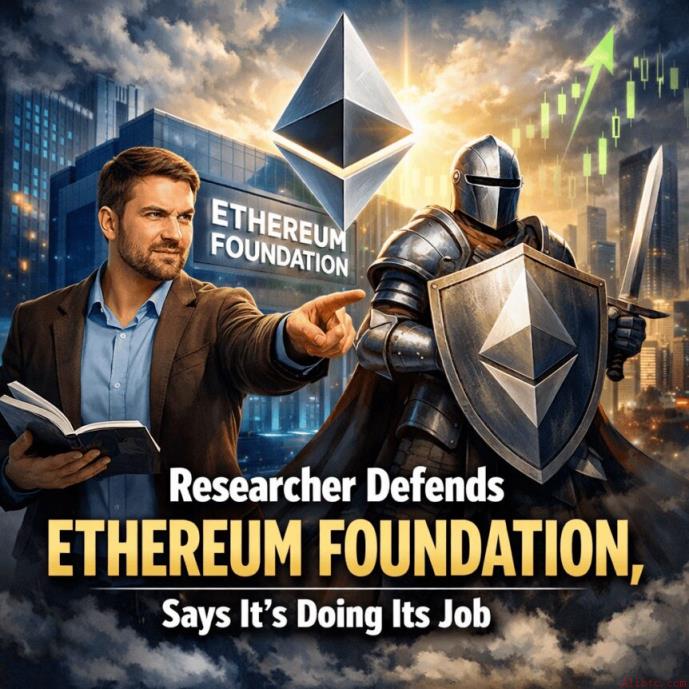 研究员为以太坊基金会辩护称其恪尽职守
