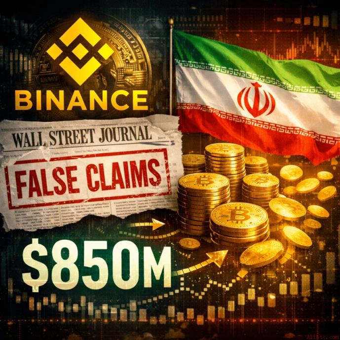 币安驳斥《华尔街日报》关于8.5亿美元涉伊加密资金流动的报道