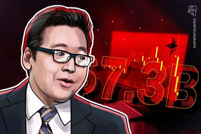 汤姆·李以太坊持仓价值缩水73.5亿美元，ETH价格前景堪忧