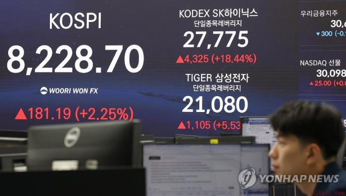 半导体杠杆产品首日火爆...SK海力士股价飙升20%