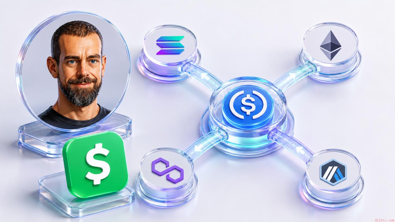 Cash App现已支持在Solana、Ethereum、Polygon及Arbitrum网络间进行USDC转账